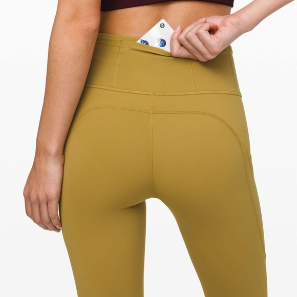 Lululemon Fast and Free High-Rise Tight 28" *Non-Reflective SuedeGrape Leaf Sz4 - Picture 4 of 13